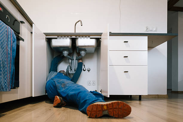 Professional Drain Cleaning technician working in Springtown, TX